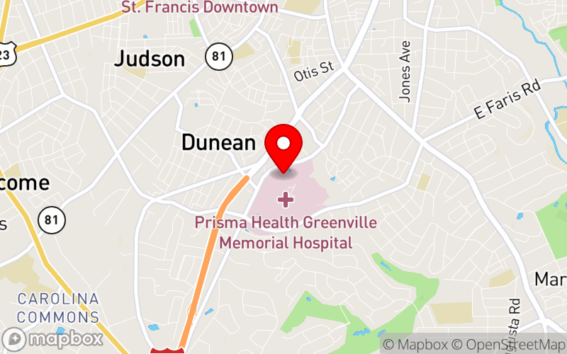 Map for Spotlight: Primary Care 2026 at 607 Grove Rd., 1st Floor / C. Dan Adams Lecture Hall, Greenville, SC 29605, United States