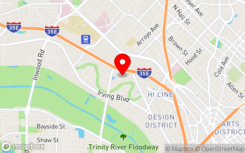 Map for 2026 Annual TASC Conference • RISE TX at 2201 N Stemmons Fwy, Dallas, TX 75207