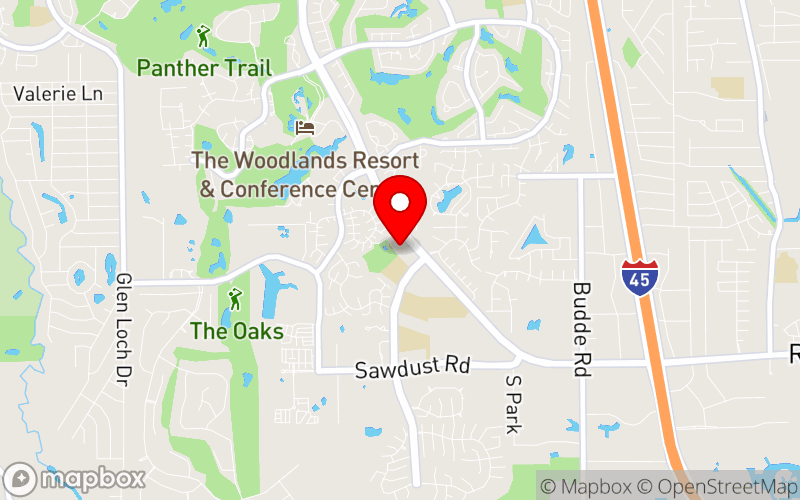 Map for Hope Rising Conference - The Woodlands 2026 at 11801 Grogans Mill Rd, The Woodlands, TX 77380, USA