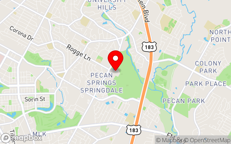 Map for 2026 Safe and Supportive Schools Symposium at 5701 Springdale Road, Austin, TX 78723