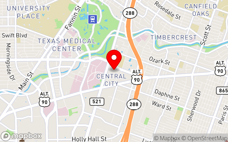 Map for 2026 Child & Adolescent Mental Health Update Conference at 2450 Holcombe Blvd, Suite X, Gate 2450, Houston, TX 77021