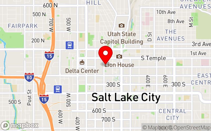 Map for 2026 ADARA Conference at 75 South West Temple, Salt Lake City, UT, 84101 Map for 2026 ADARA Conference at 75 South West Temple, Salt Lake City, UT, 84101