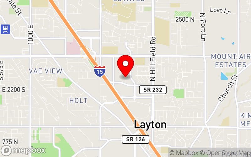 Map for 2026 UCMHP Fall Conference at 1651 North 700 West, Layton, UT 84041