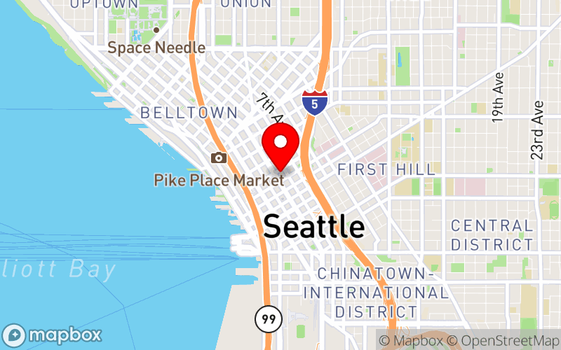 Map for 2026 Summer Conference - Seattle, WA at 411 University Street, Seattle, WA 98101