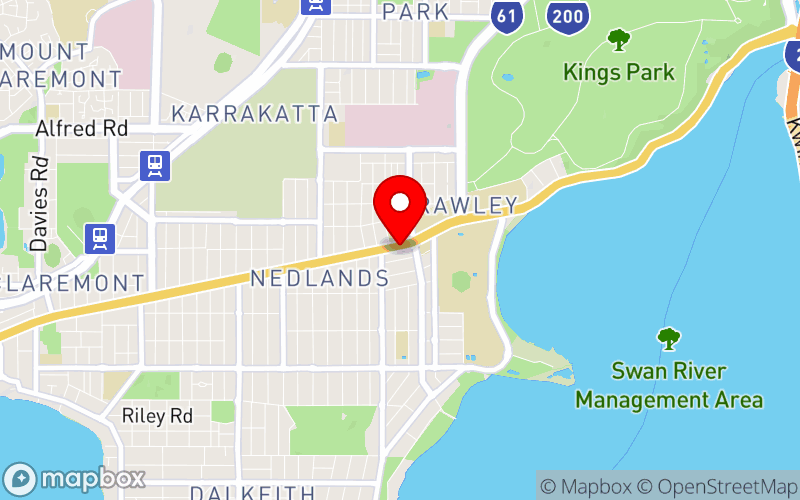 Map for WA Rural Health Conference 2026 at 10 Stirling Highway, Nedlands, Western Australia 6009