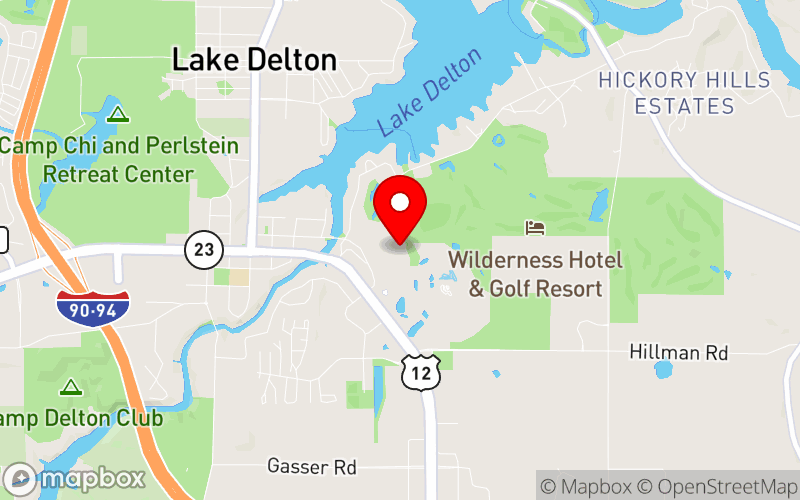 Map for 31st Annual Fulfilling the Promise Conference at 511 E Adams St, Wisconsin Dells, WI 53965