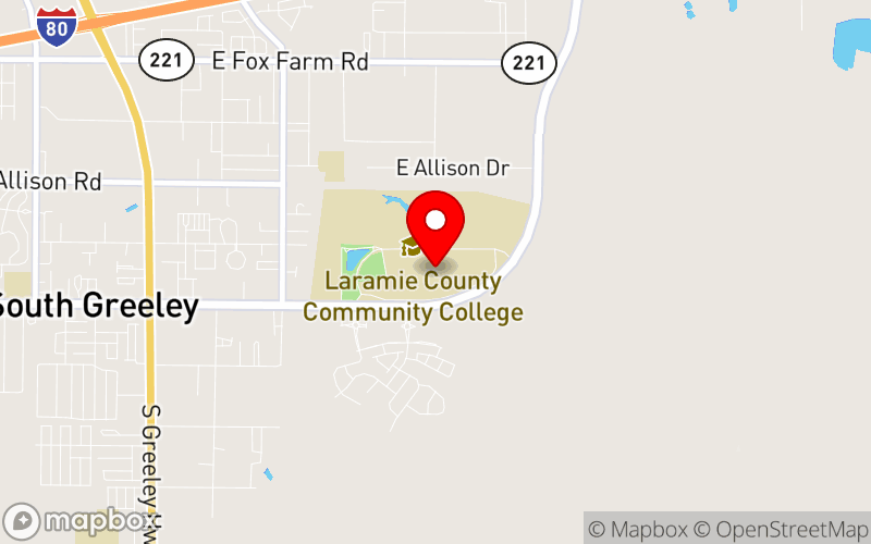 Map for Laramie County Trauma Conference at 1400 E College Dr, Cheyenne, WY 82007