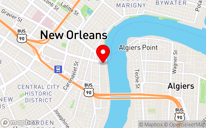 Map for 2027 EAPA Institute and EXPO at 2 Poydras St, New Orleans, LA 70130
