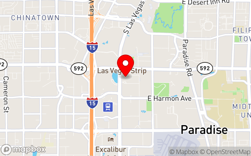 Map for 32nd Annual National Psychopharmacology Update at 3655 S Las Vegas Blvd, Las Vegas, NV 89109, USA