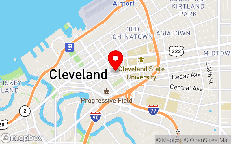 Map for WellLink CONNECT 2027: The National Healthcare Summit at 1226 Huron Road East, Cleveland, OH 44115