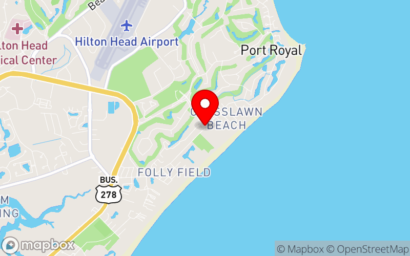 Map for Internal Medicine for Primary Care: Geri/Gyn/Neuro/Vasc at Two Grasslawn Avenue, Hilton Head Island, SC 29928